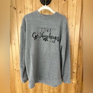 Pressbox Iowa Hawkeyes Women’s Mockneck - Gray Size Medium